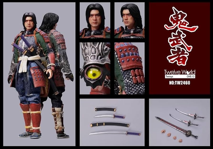 Amazon.co.jp: [AC]TWTOYS 1/12 鬼武者 TW2460 可動 アクション